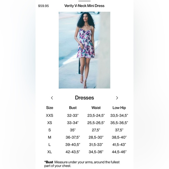 White Floral Print V-Neck Dress - Picture 6 of 6